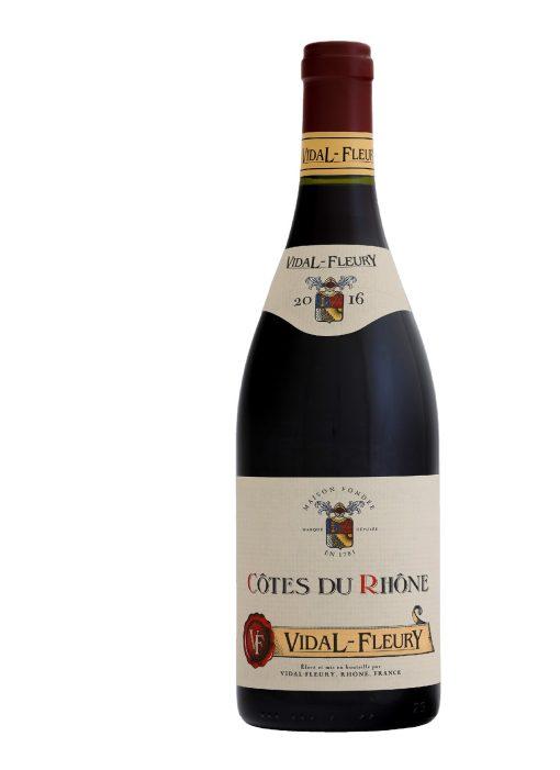 Ruou vang Vidal Fleury Cotes Du Rhone Rouge 2015